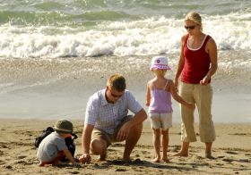 Family at the beach at Gran Pacifica, Nicaragua – Best Places In The World To Retire – International Living